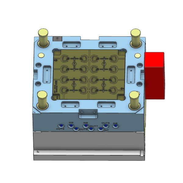 1-mold-16-cavity high-precision injection mold