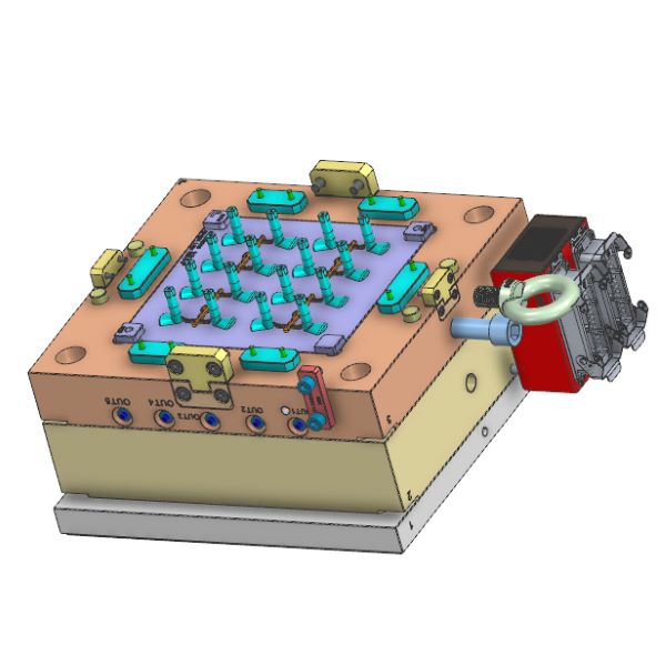 1-mold-16-cavity high-precision injection mold